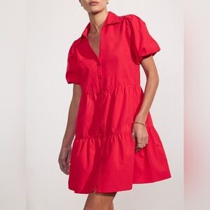Brochu Walker Havana Mini Dress In Brick